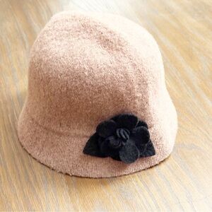 August Wool Bucket Floral Hat